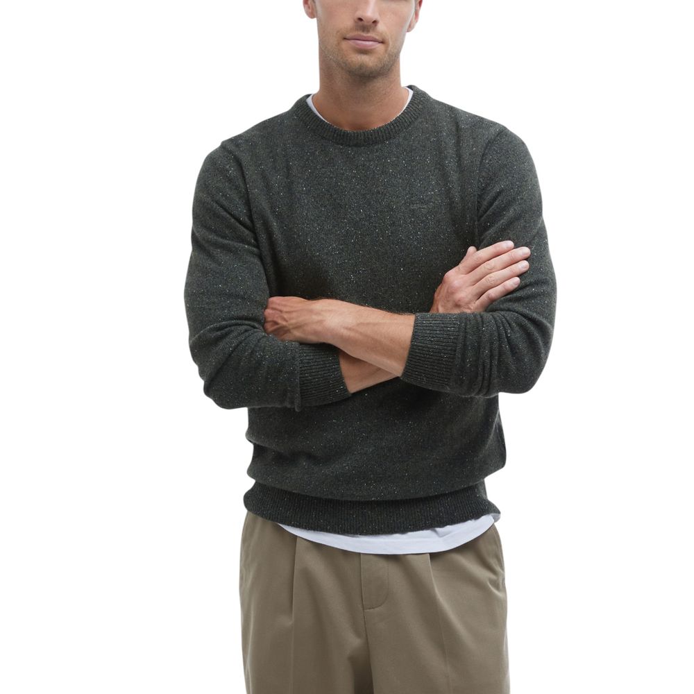 Barbour Green Wool Sweatshirt