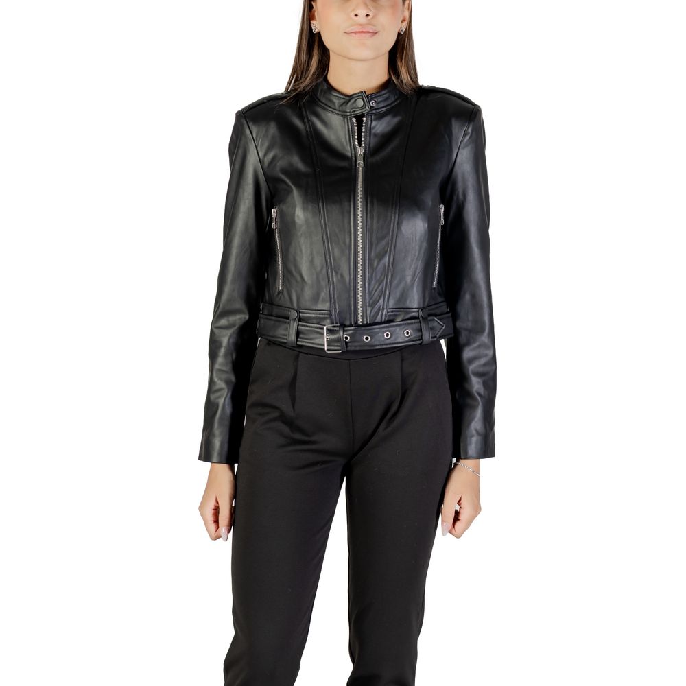 Only Black Leather Jacket