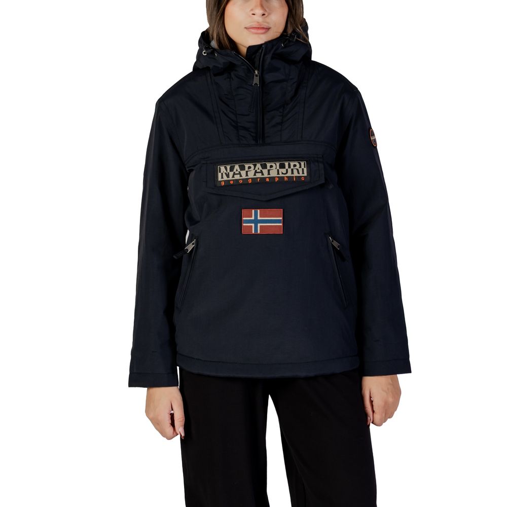 Napapijri Black Polyamide Rain Coat