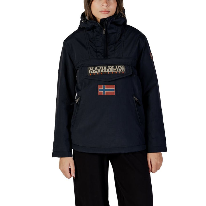 Napapijri Black Polyamide Rain Coat