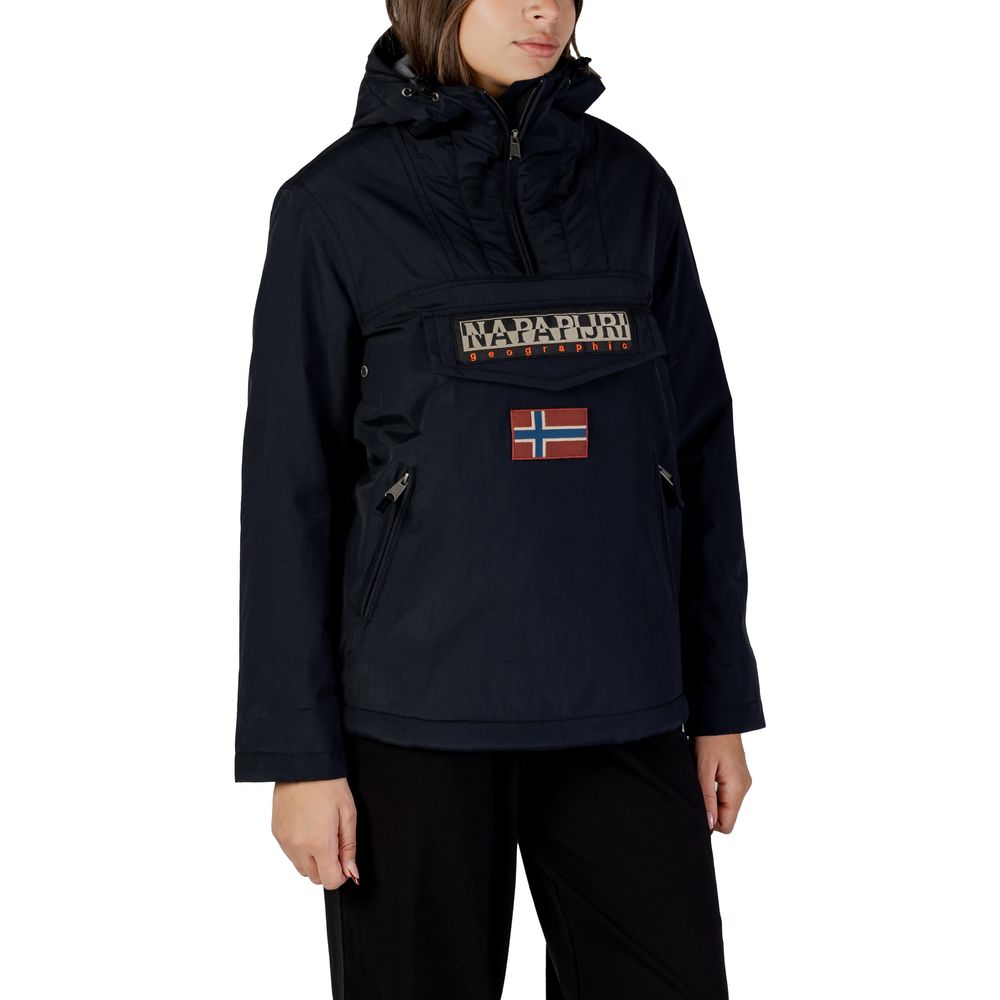 Napapijri Black Polyamide Rain Coat