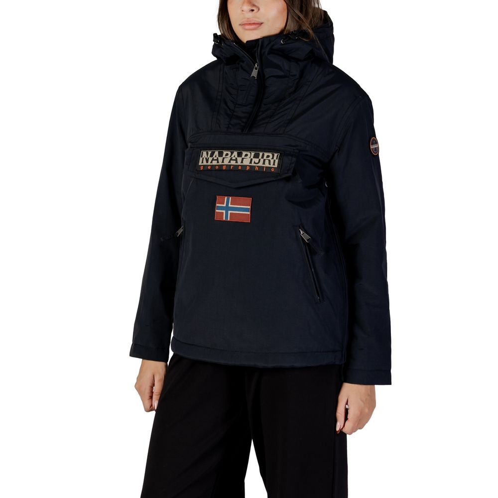 Napapijri Black Polyamide Rain Coat