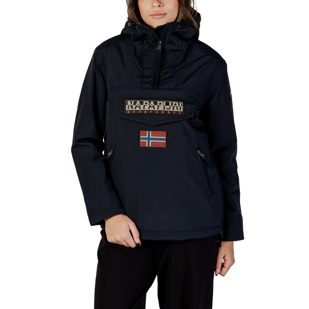 Napapijri Black Polyamide Rain Coat