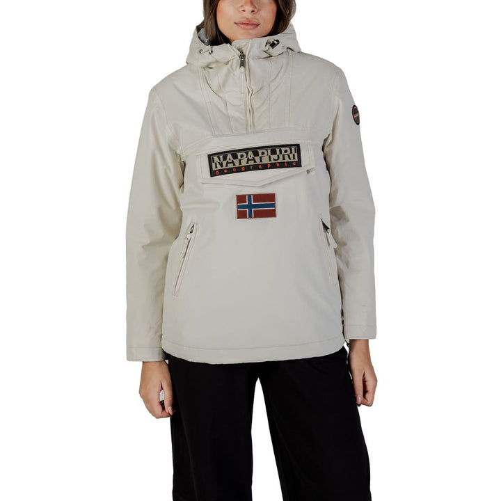 Napapijri Beige Polyamide Shell Jacket