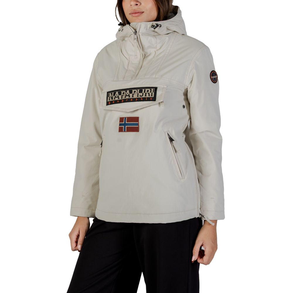 Napapijri Beige Polyamide Shell Jacket