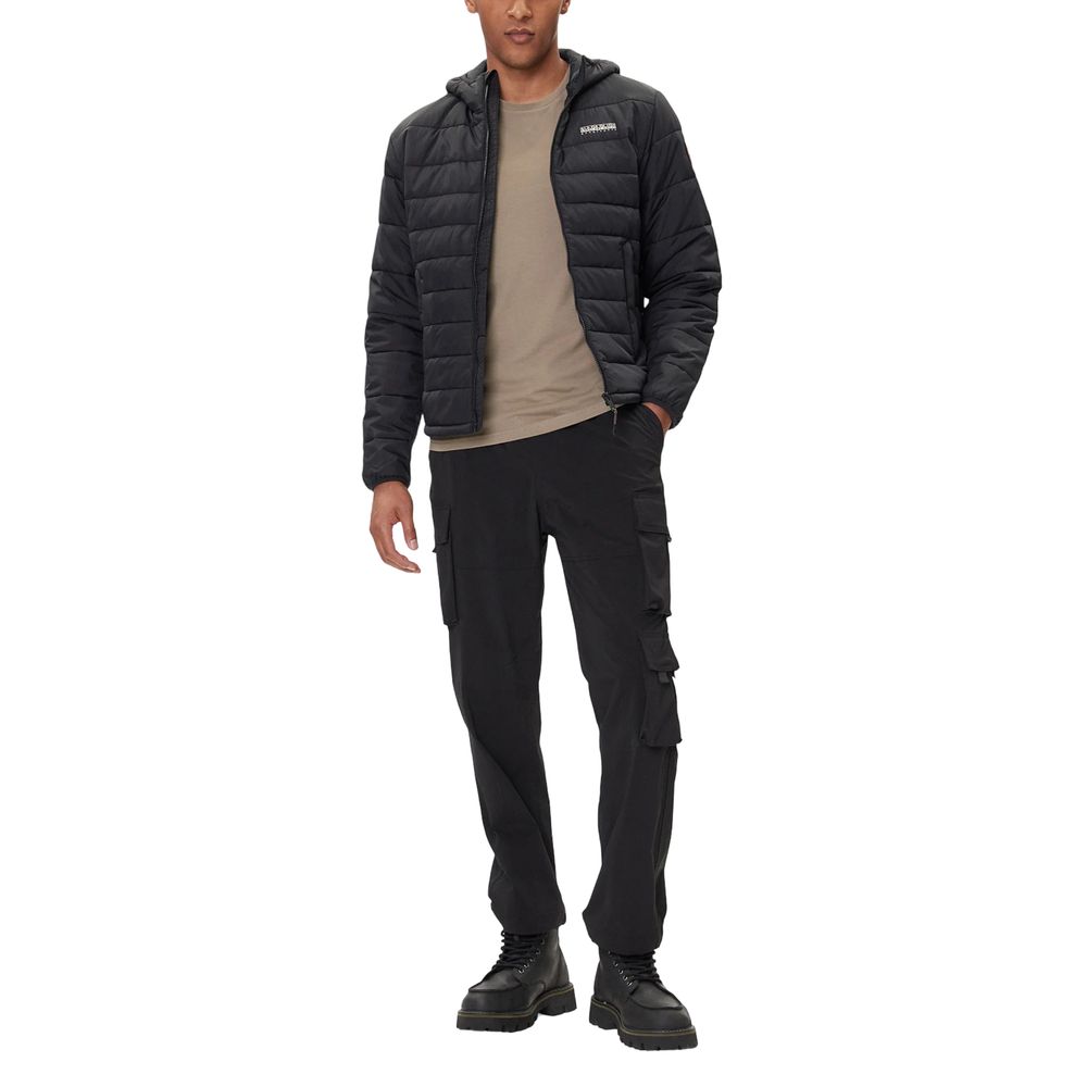 Napapijri Black Polyamide Shell Jacket