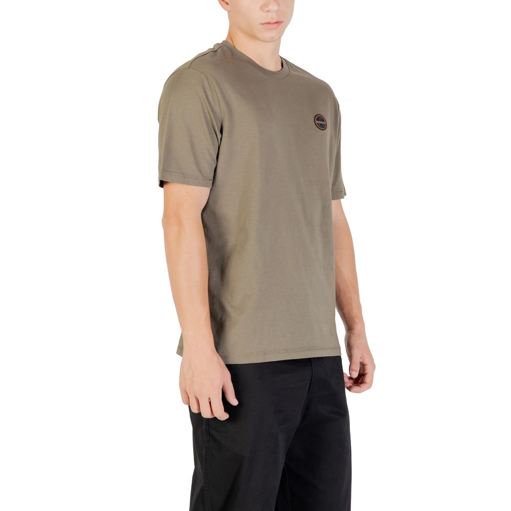 Napapijri Bicolor Cotton T-Shirt