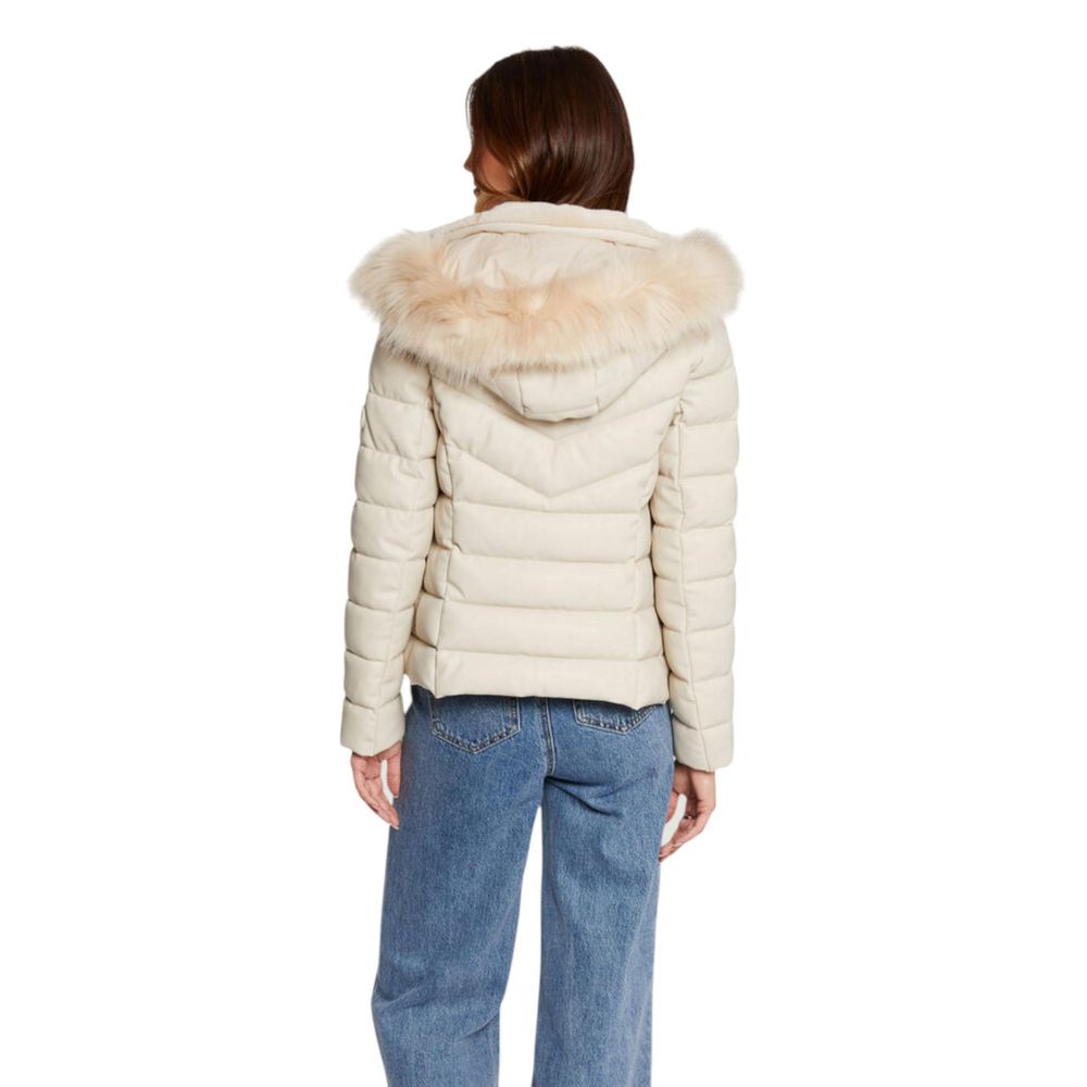 Morgan De Toi Beige Polyethylene Jackets And Coat
