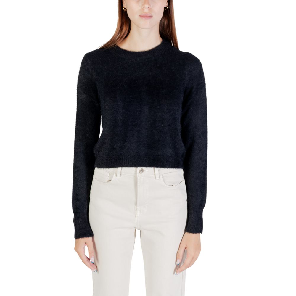 Only Black Marabou Sweatshirt