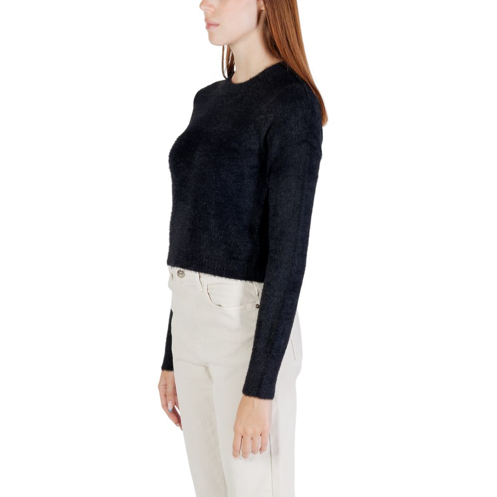 Only Black Marabou Sweatshirt