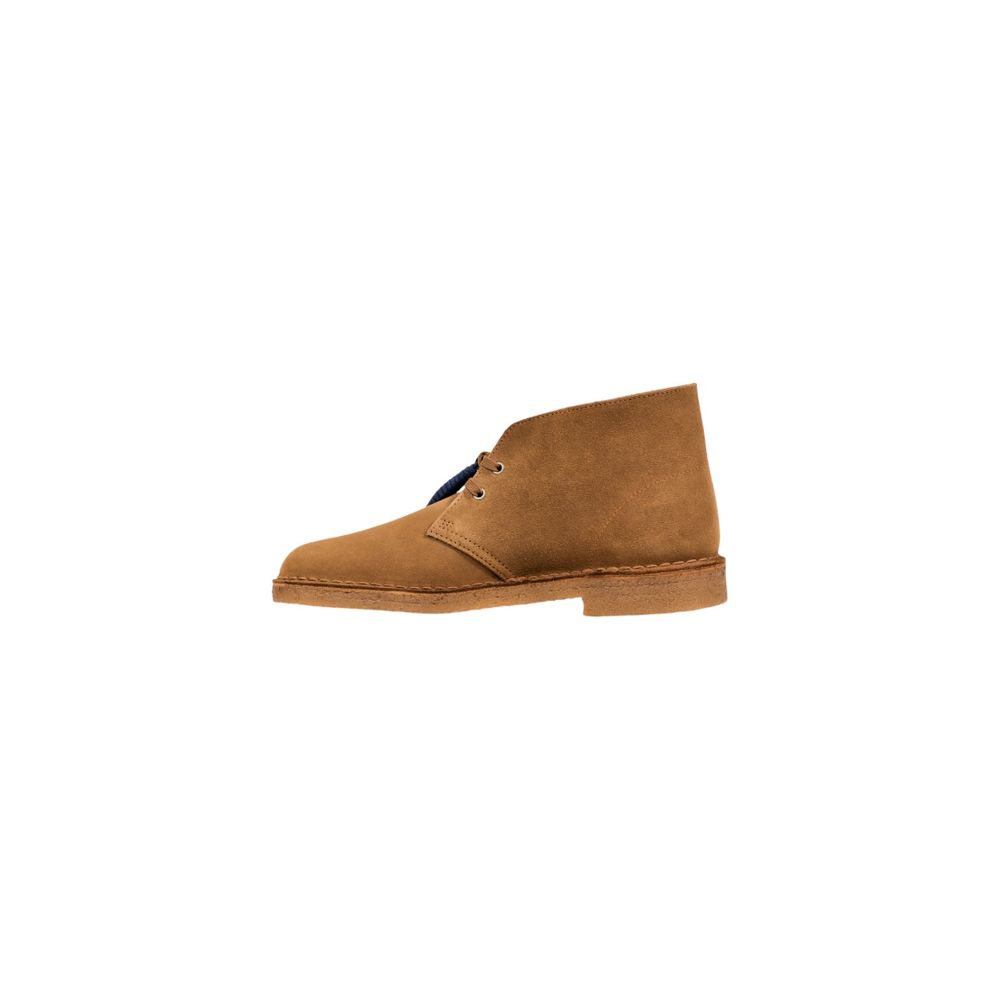 Clarks Beige Suede Leather Ankle Boots