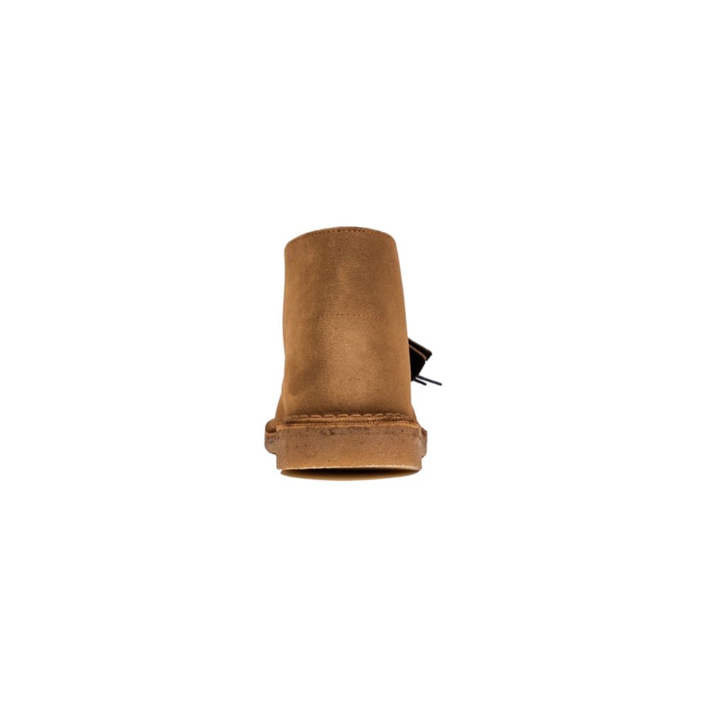 Clarks Beige Suede Leather Ankle Boots