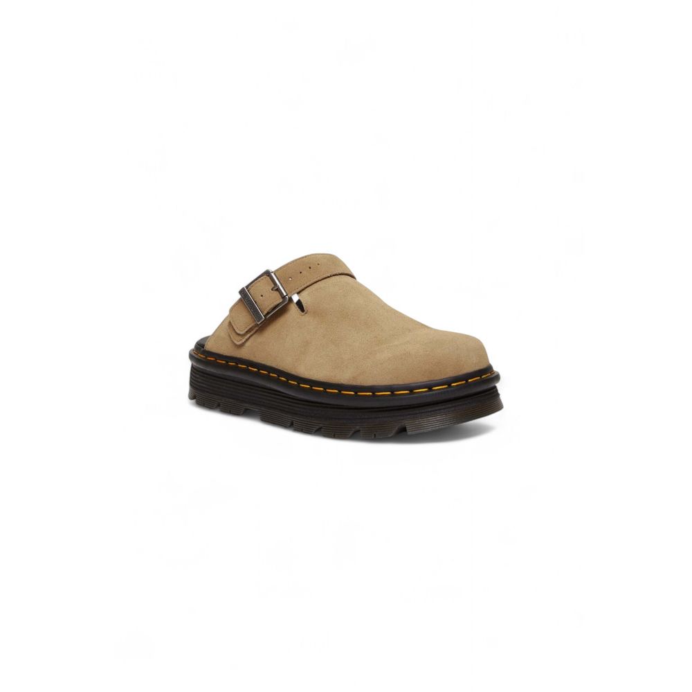 Dr. Martens Beige Leather Platform Pumps