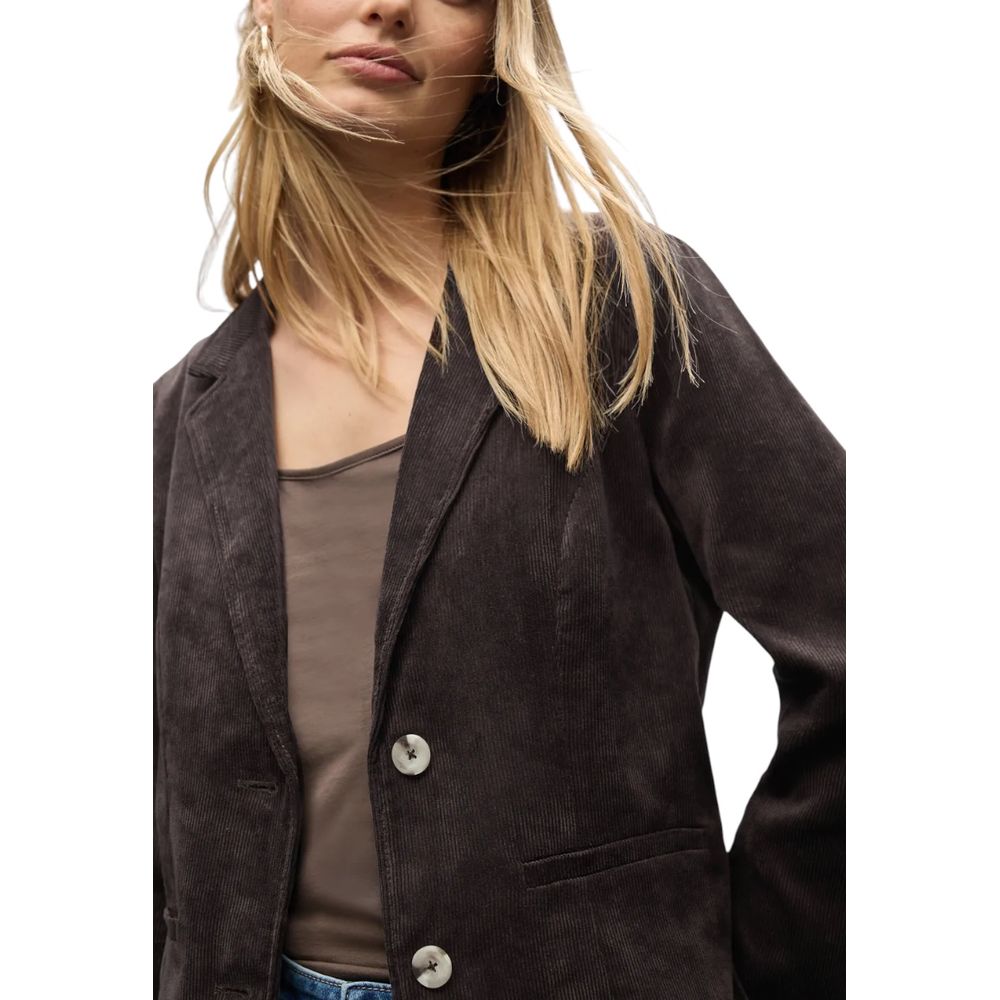 Street One Brown Polyester Blazer