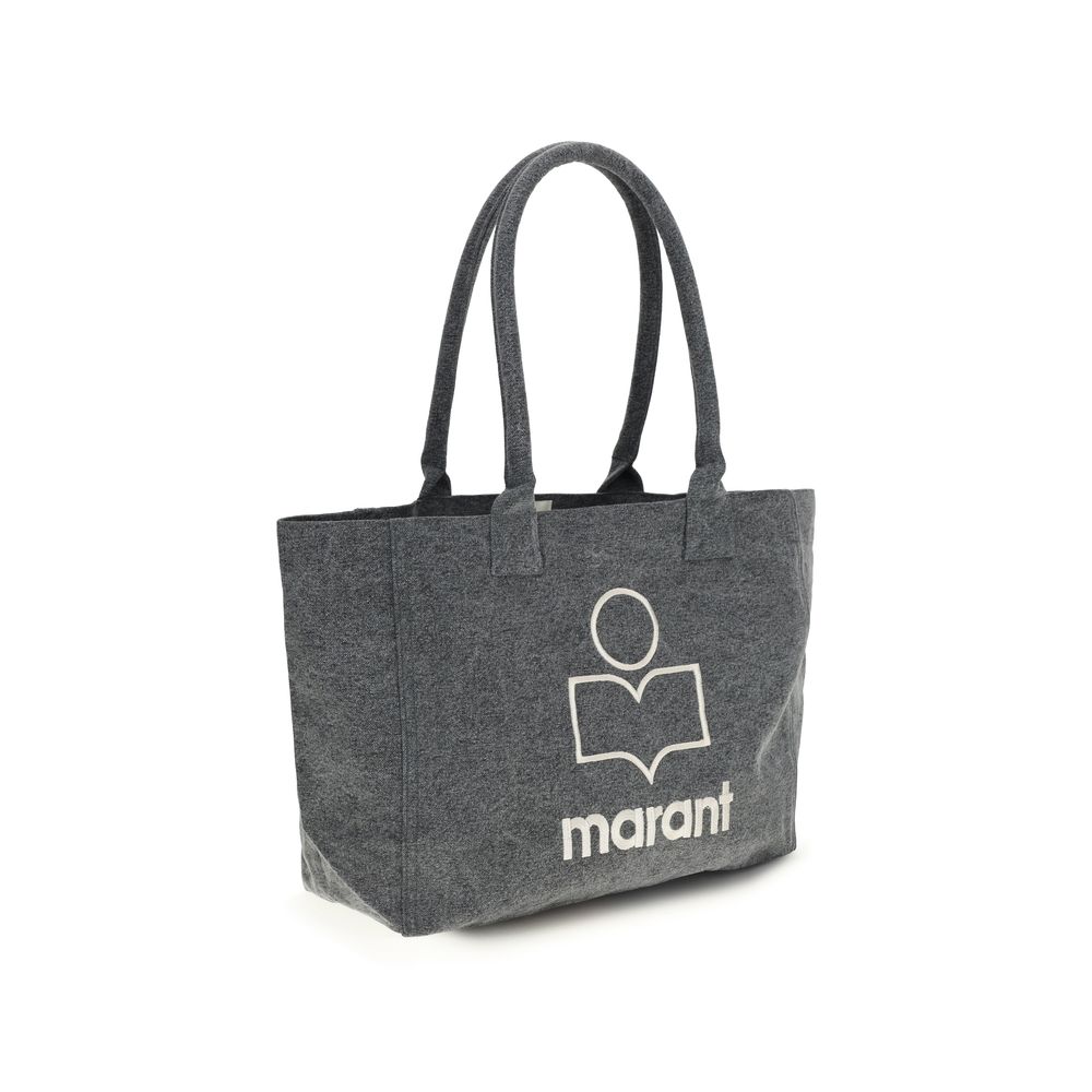 Isabel Marant Gray Cotton Shoulder Bag