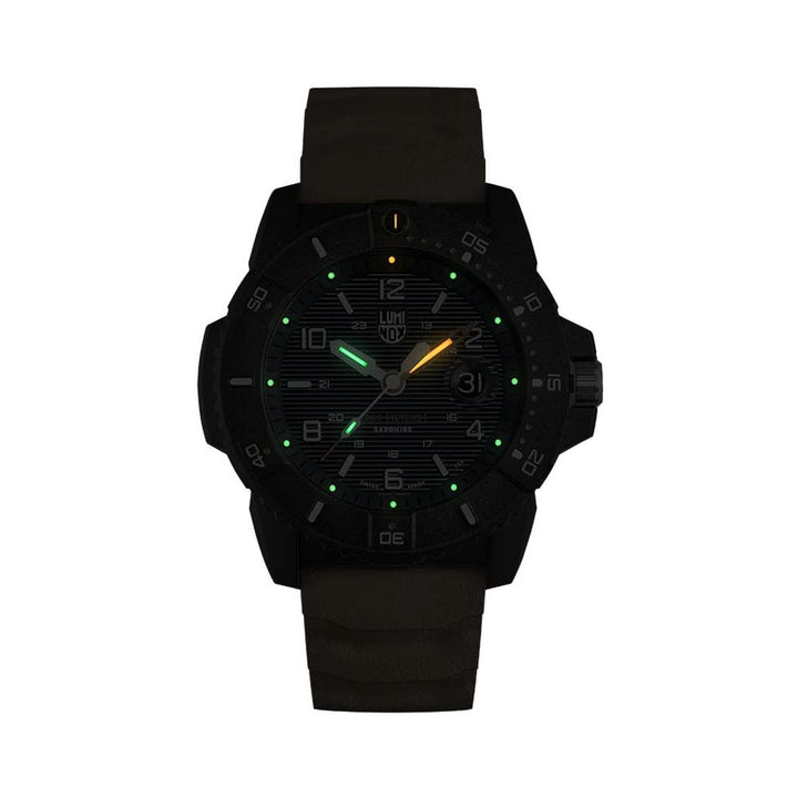 Luminox Orange Rubber Sport Watch