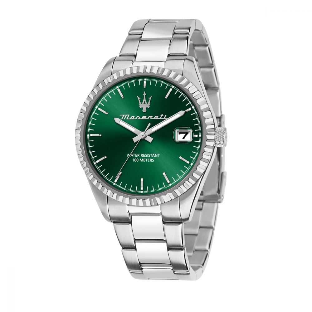 Maserati Gray Stainless Steel Dress Watch