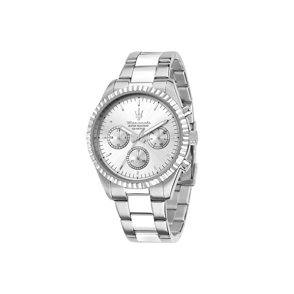 Maserati Gray Stainless Steel Dress Watch