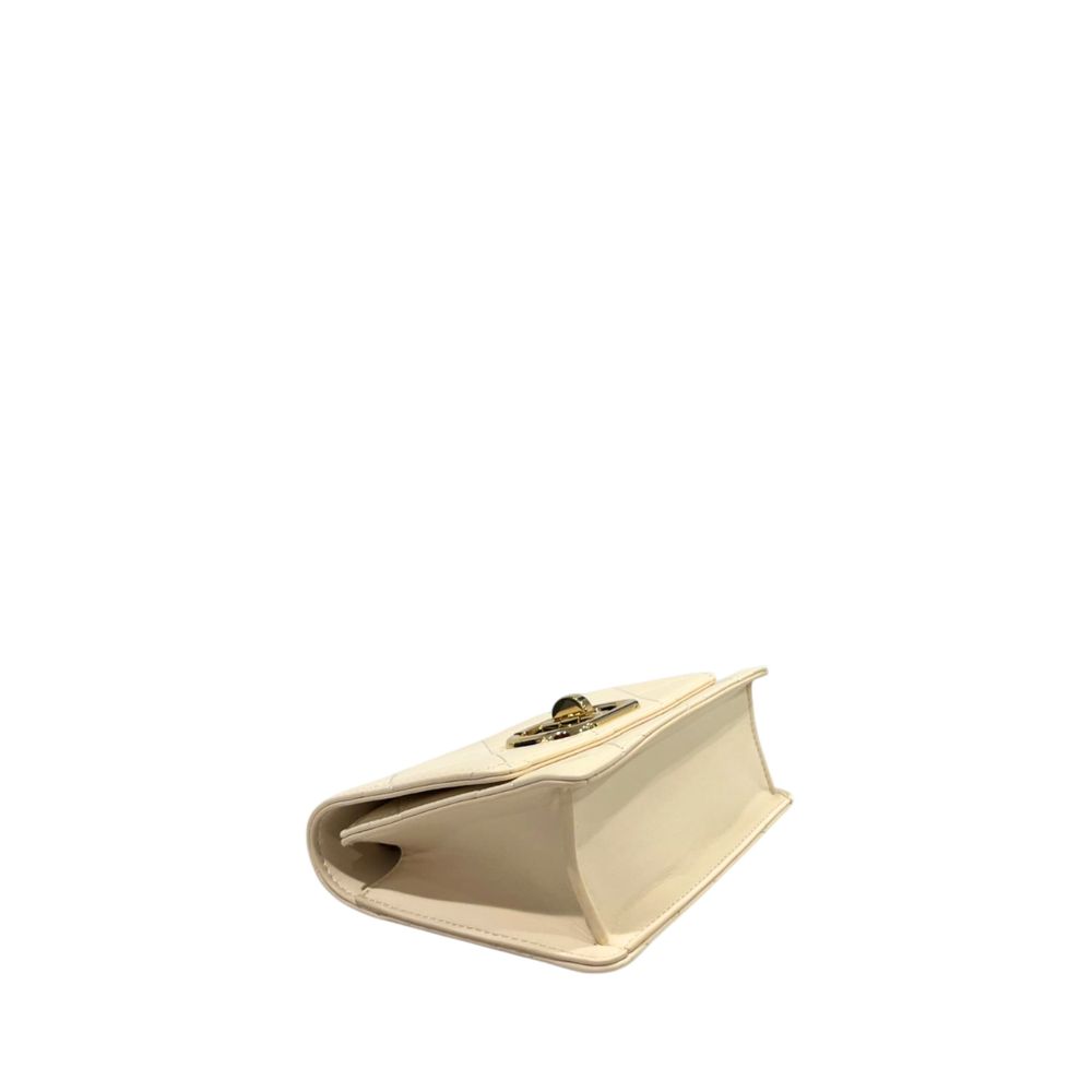 Twinset Beige PU Women Crossbody Bag