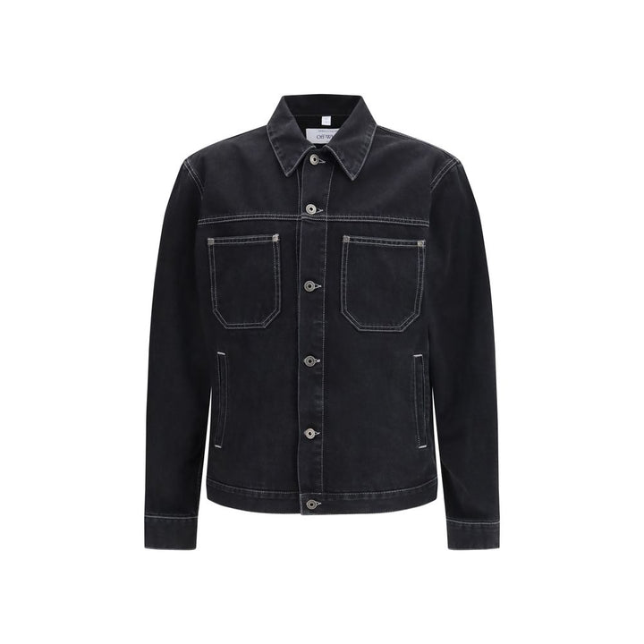 Off-White Black Cotton Denim Jacket