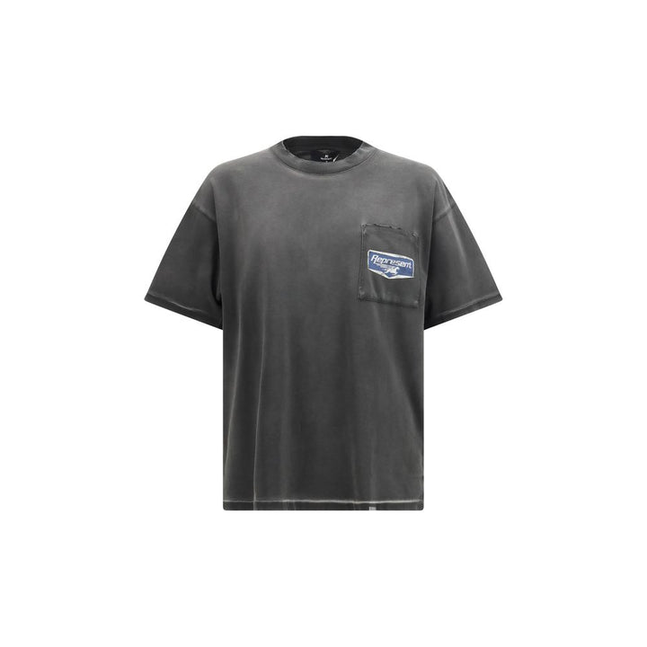Represent Black Cotton T-Shirt