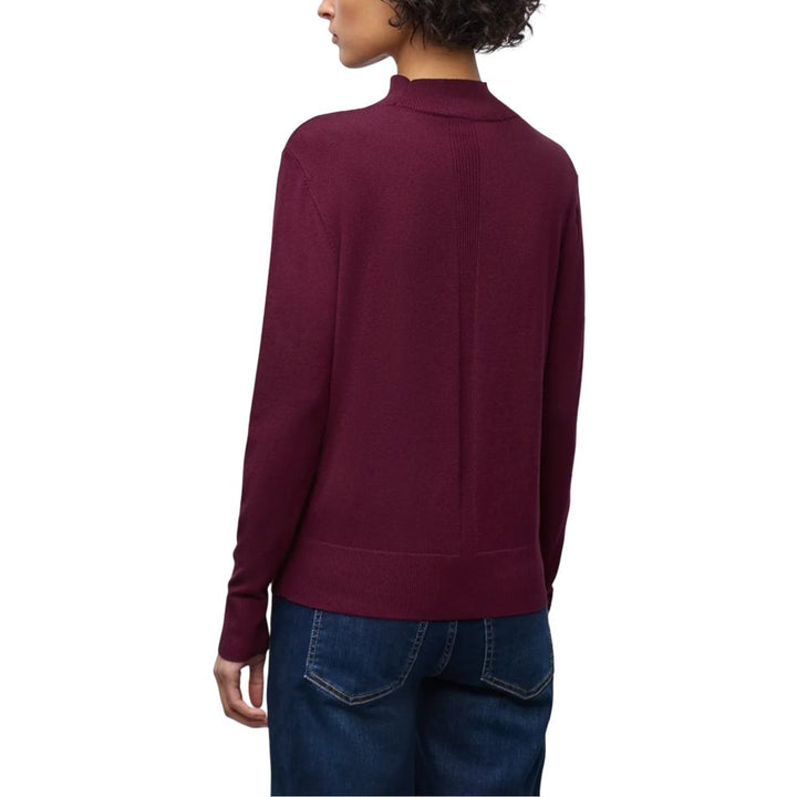 Street One Bordeaux Viscose Sweatshirt