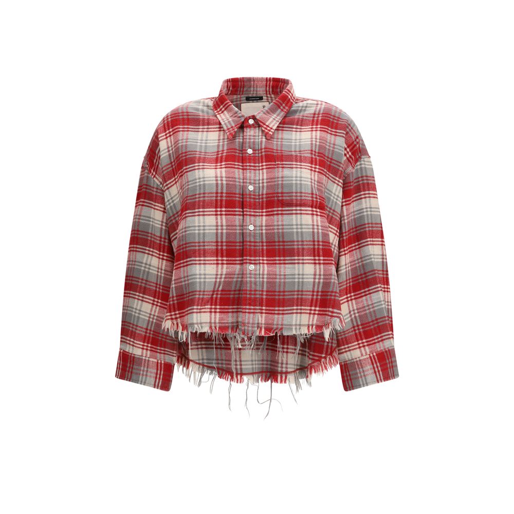 R13 Multicolor Cotton Pattern Shirt
