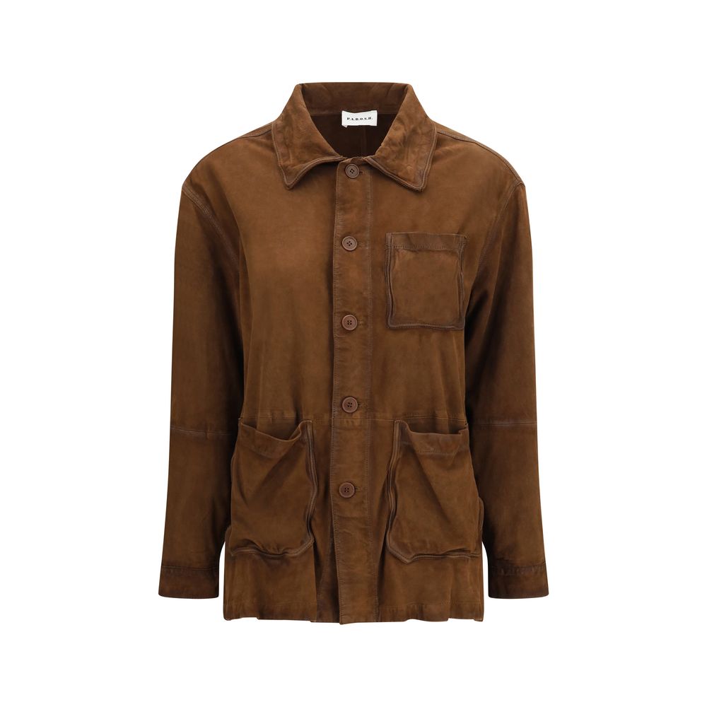 P.A.R.O.S.H. Brown Goatskin Coat
