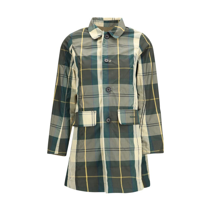Barbour Bicolor Polyester Trench Coat
