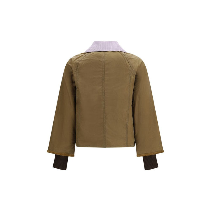 Barbour Beige Cotton Shell Jacket