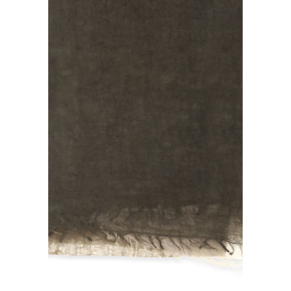 Mirror In The Sky Brown Cashmere Scarf