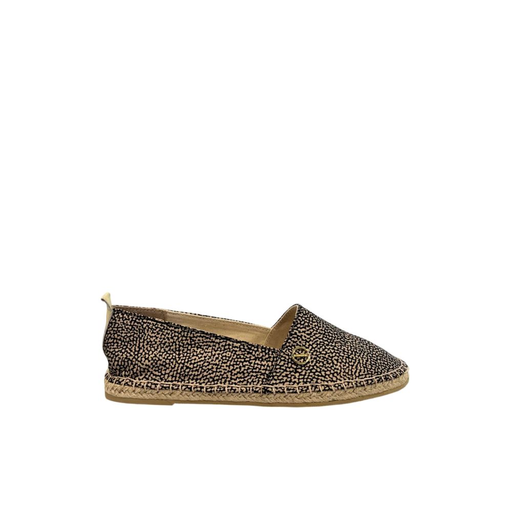 Borbonese Beige Textile Women Sandal