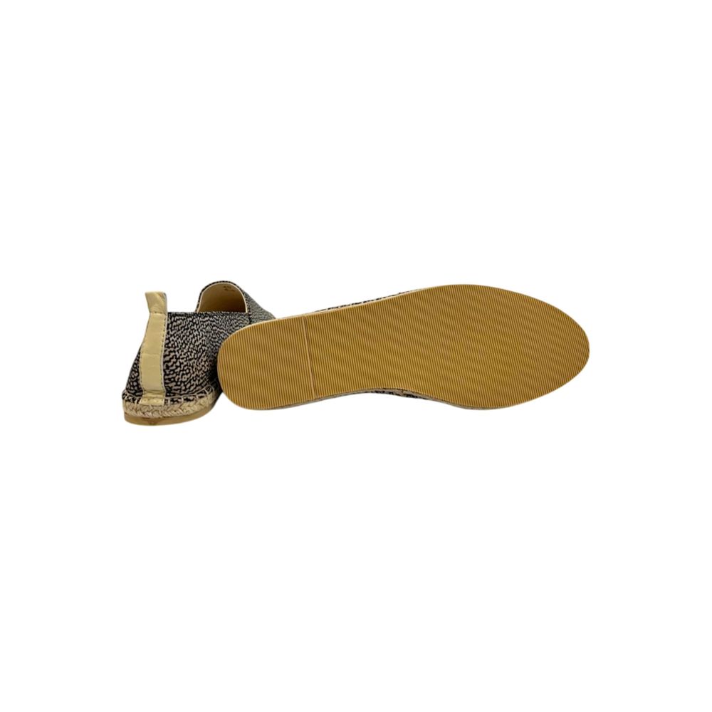 Borbonese Beige Textile Women Sandal