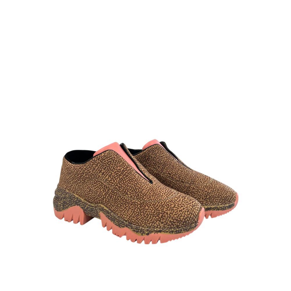 Borbonese Beige Genuine Leather Sneaker