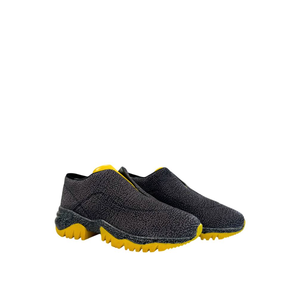 Borbonese Black Genuine Leather Sneaker