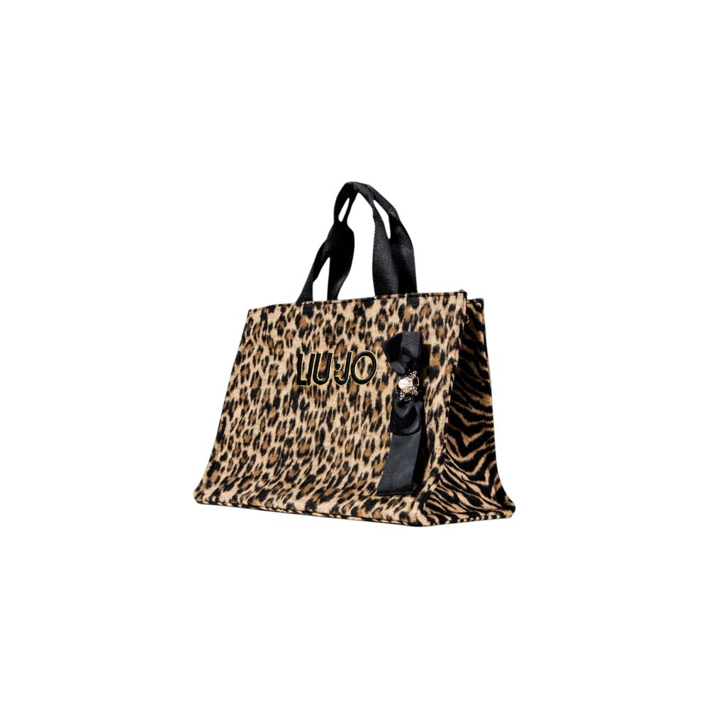 Liu Jo Bicolor Polyester Handbag