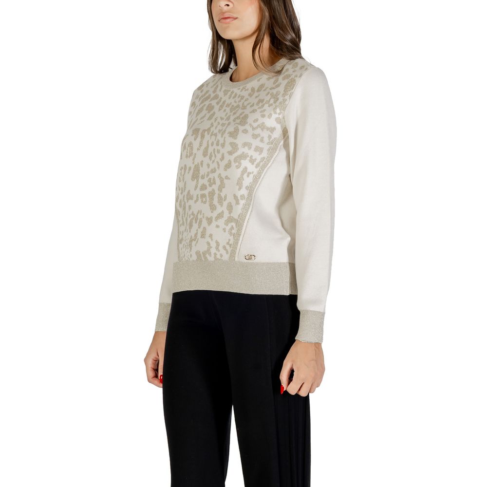 Liu Jo White Viscose Sweatshirt