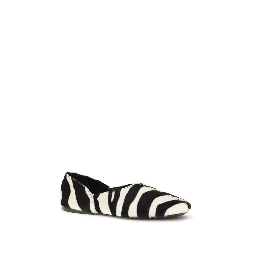 Khaite Multicolor Horsehair Ballet Flats