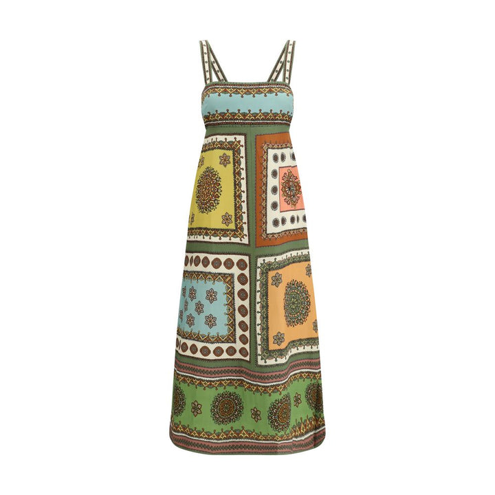 Alemais Multicolor Viscose Casual Dress