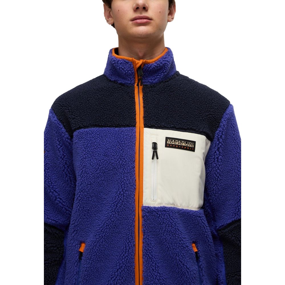 Napapijri Bicolor Polyester Sweatshirt