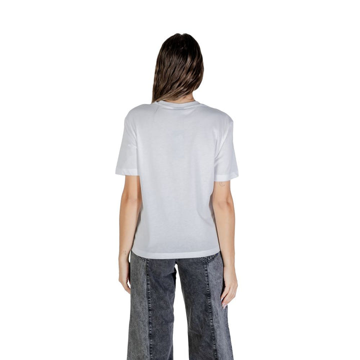 Karl Lagerfeld White Cotton T-Shirt