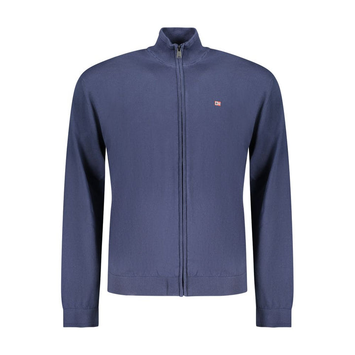 Napapijri Blue Cotton Men Cardigan