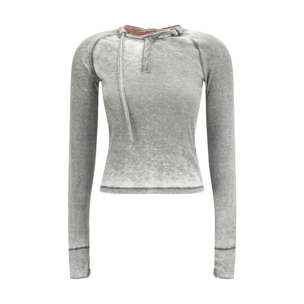 Diesel Gray Cotton Top