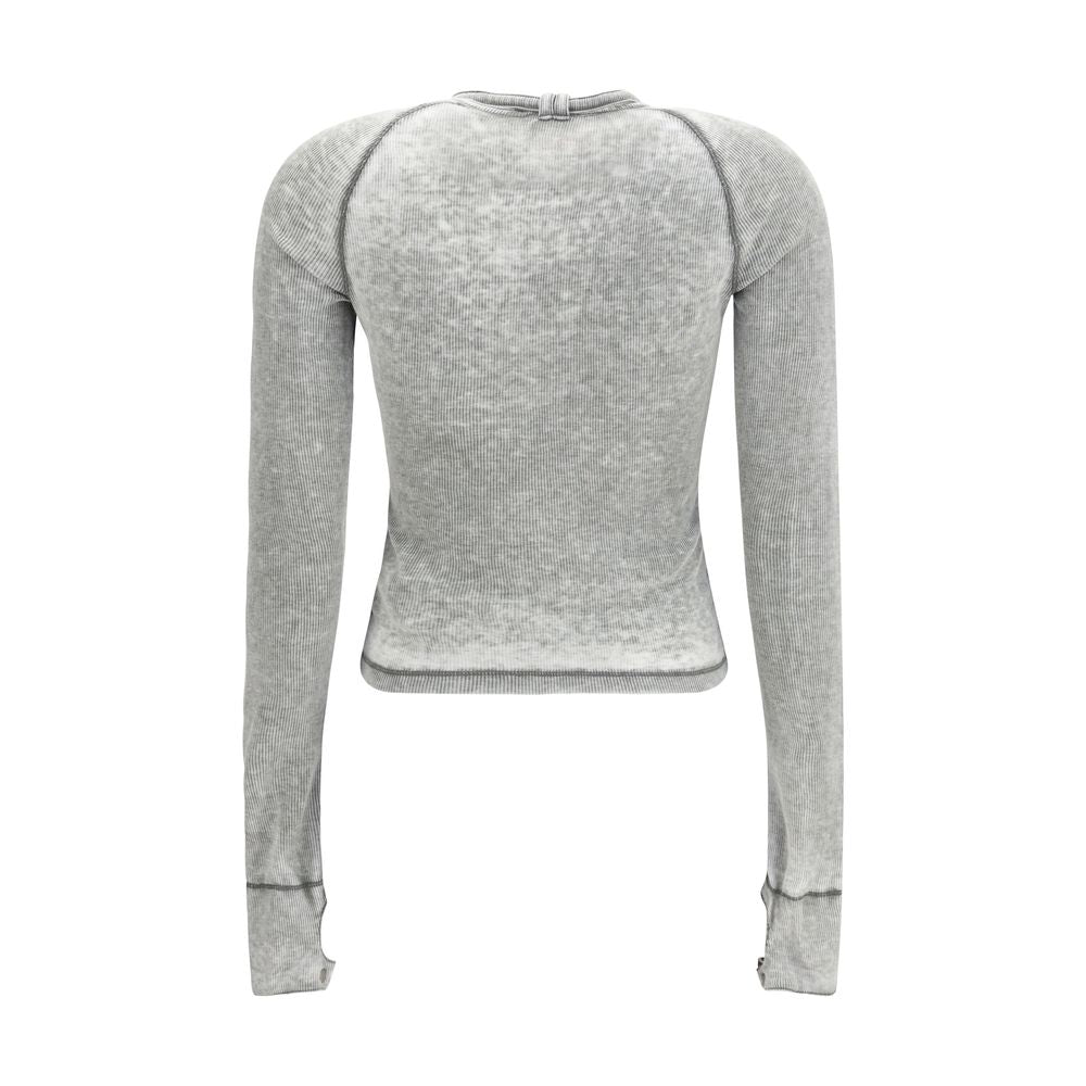 Diesel Gray Cotton Top