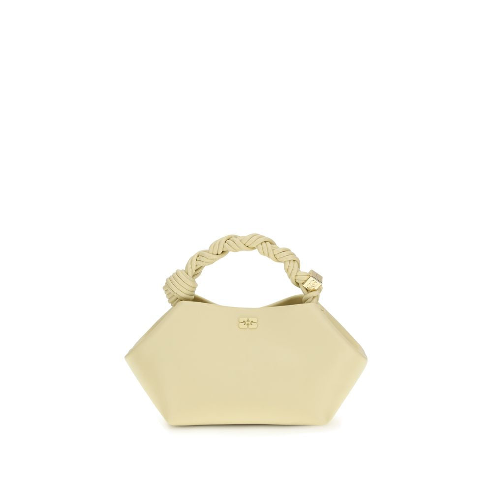 Ganni Bicolor Recycled Leather Handbag