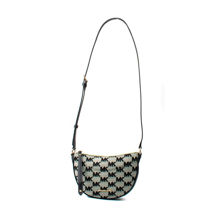 Michael Kors Black Canvas Crossbody Bag
