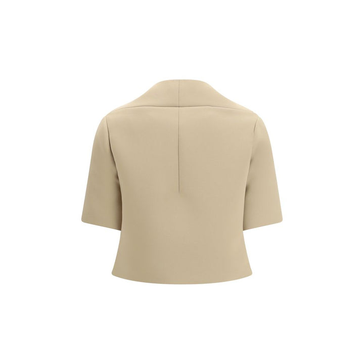 Khaite Beige Polyester Coat