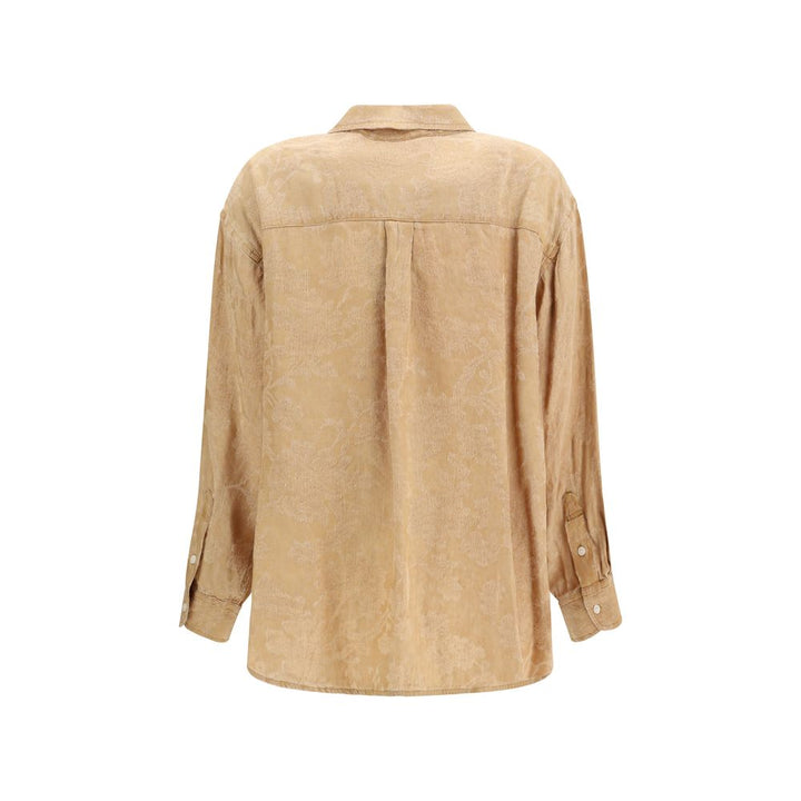 R13 Orange Viscose Shirt