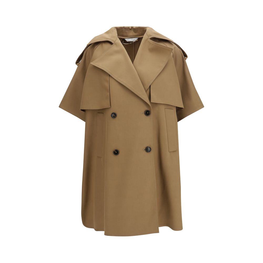 Max Mara Brown Cotton Coat