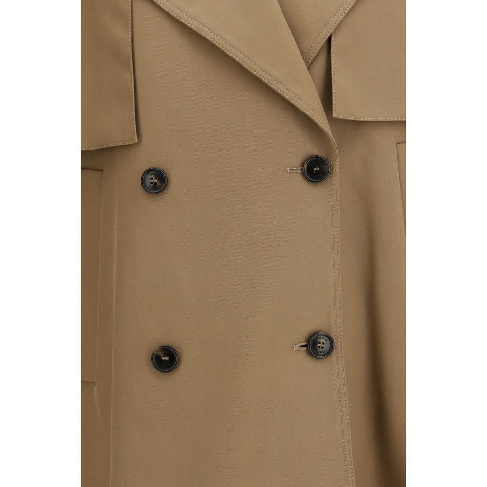 Max Mara Brown Cotton Coat